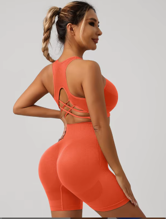 Second Skin Cross-Back Top – Lightweight Seamless Training Top