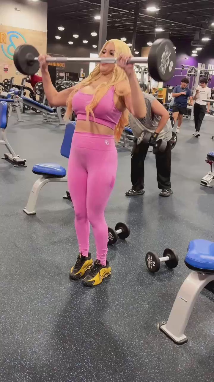 Diva Goddess Peach Scrunch Leggings | High-Waisted & Squat-Proof